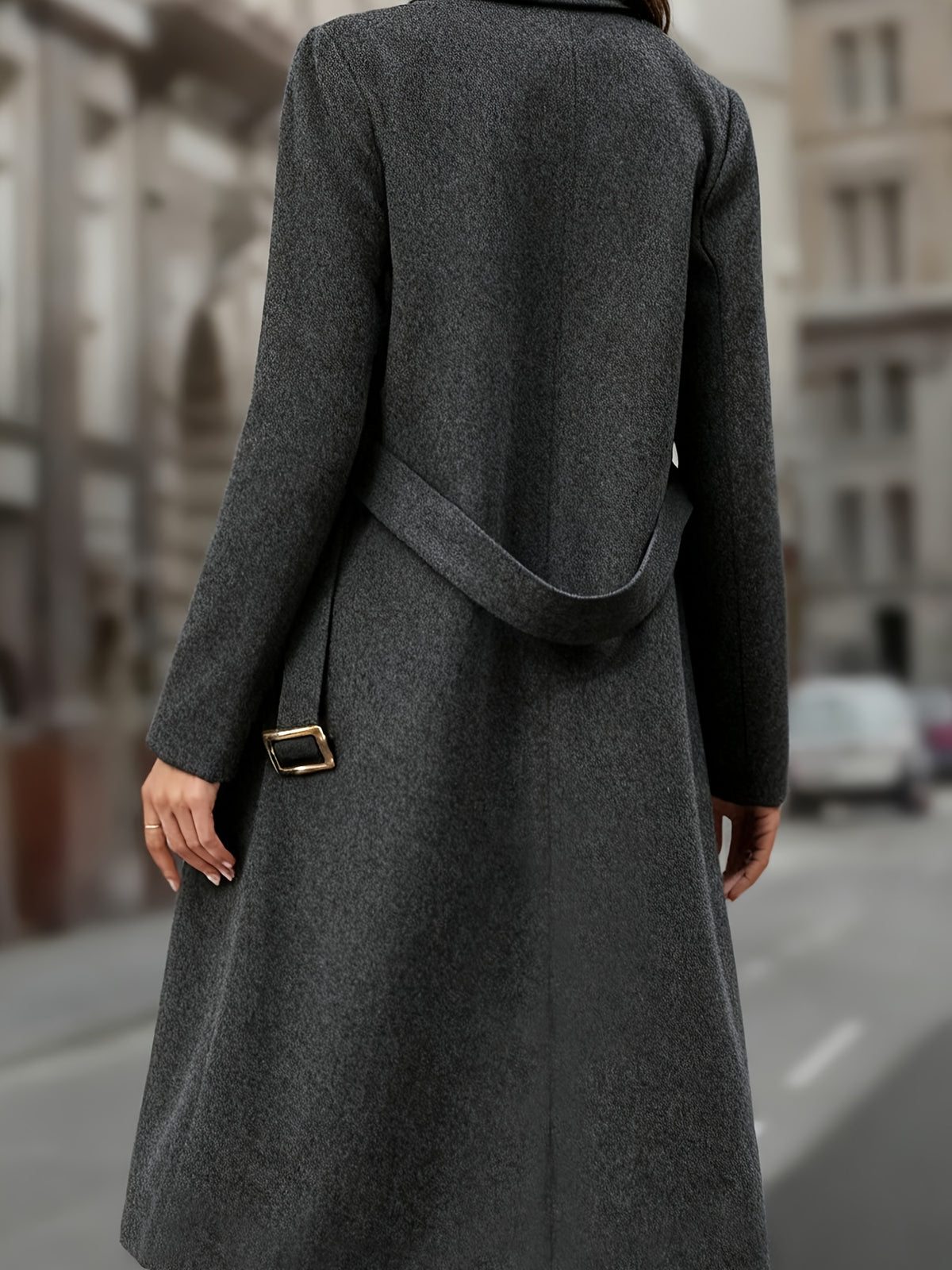Solène™ Long Belted Trench Coat