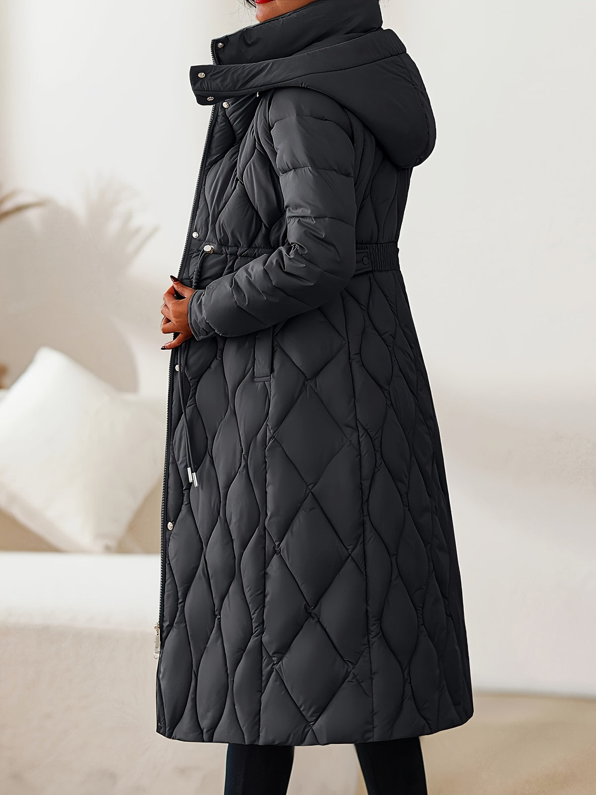Constance™ Long Hooded Puffer Coat