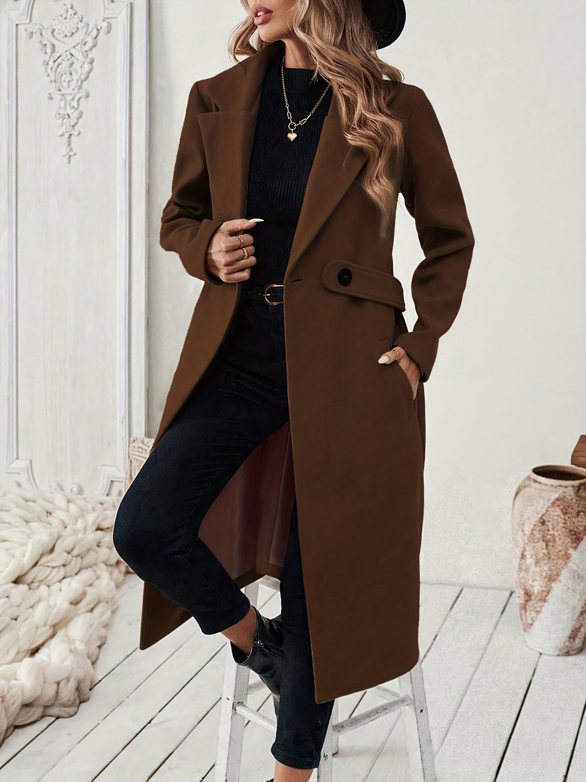 Héloïse™ Long Tailored Coat