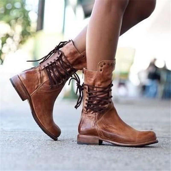 Celina | Women’s vintage-style lace-up ankle boots