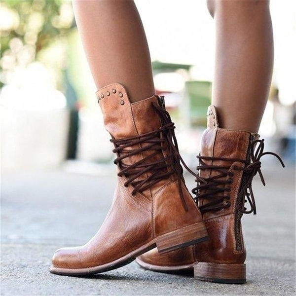 Celina | Women’s vintage-style lace-up ankle boots