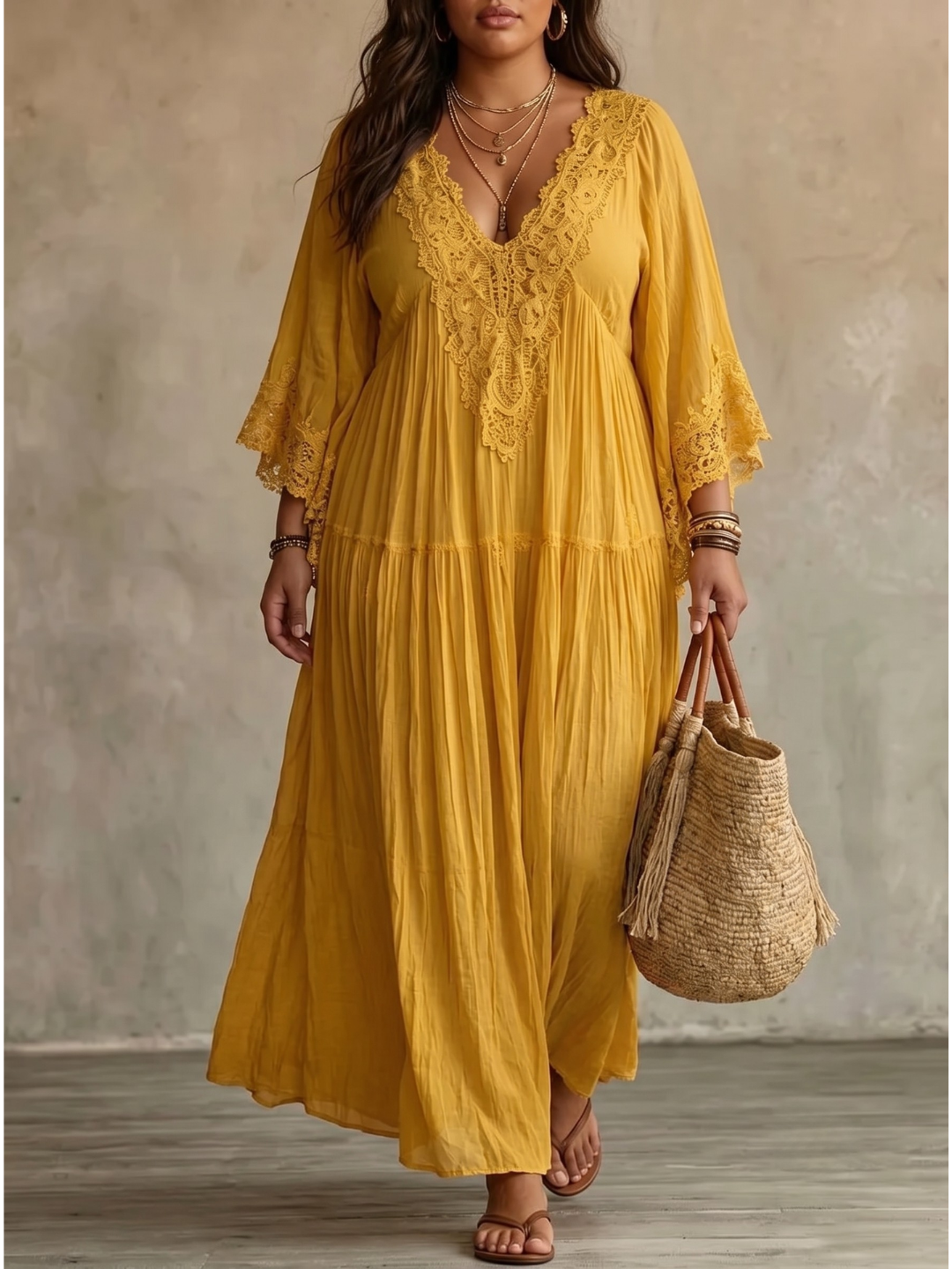 Celeste™ - Elegant Summer Maxi Dress