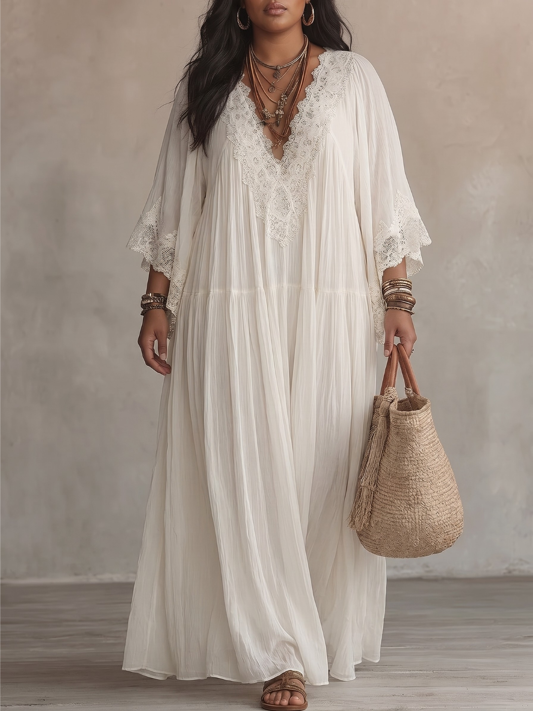 Celeste™ - Elegant Summer Maxi Dress