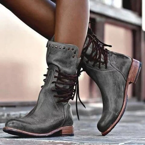 Celina | Women’s vintage-style lace-up ankle boots