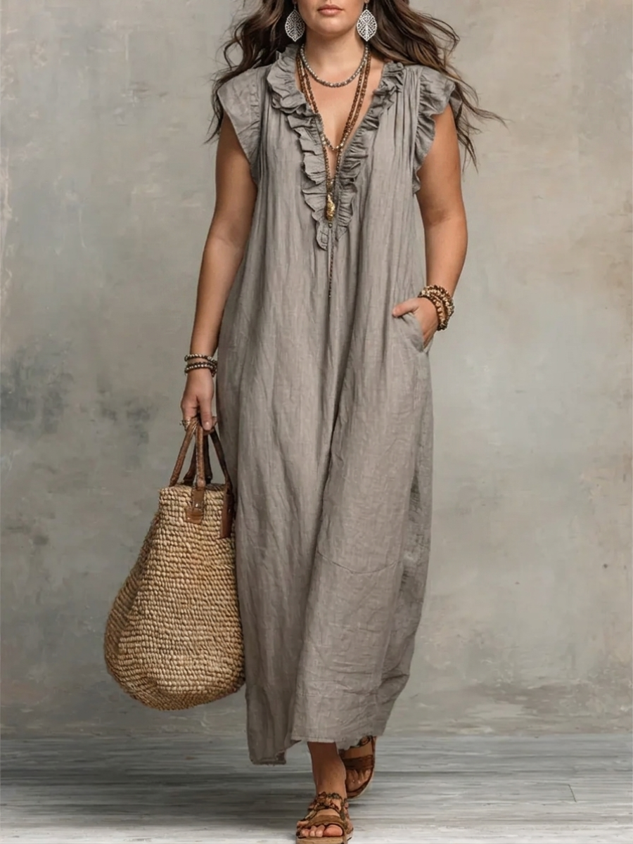 Camellia™ - Elegant Summer Maxi Dress