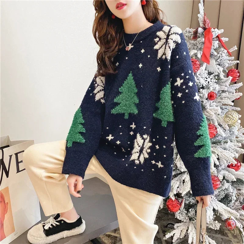 Women's Oversized Christmas Sweater