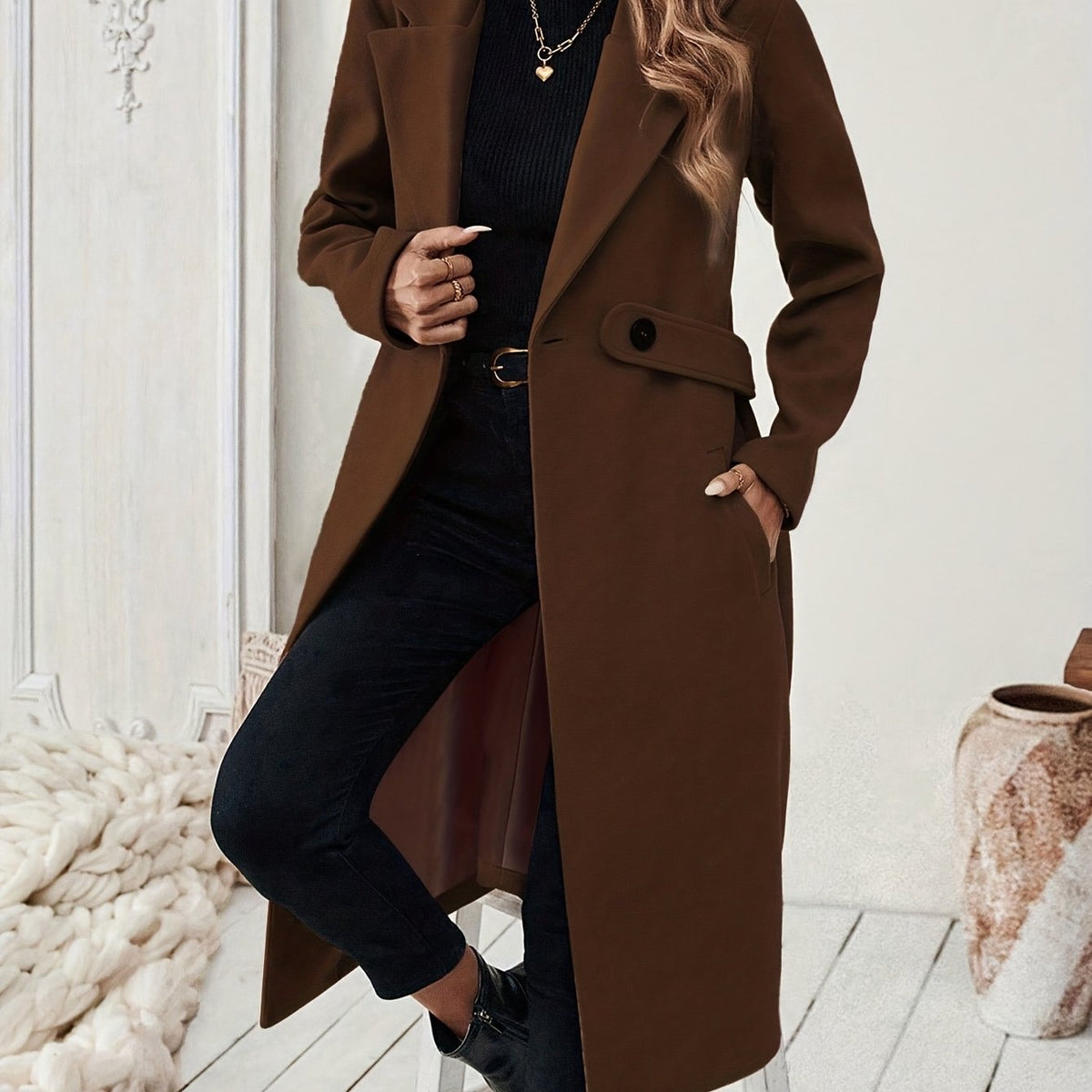 Héloïse™ Long Tailored Coat