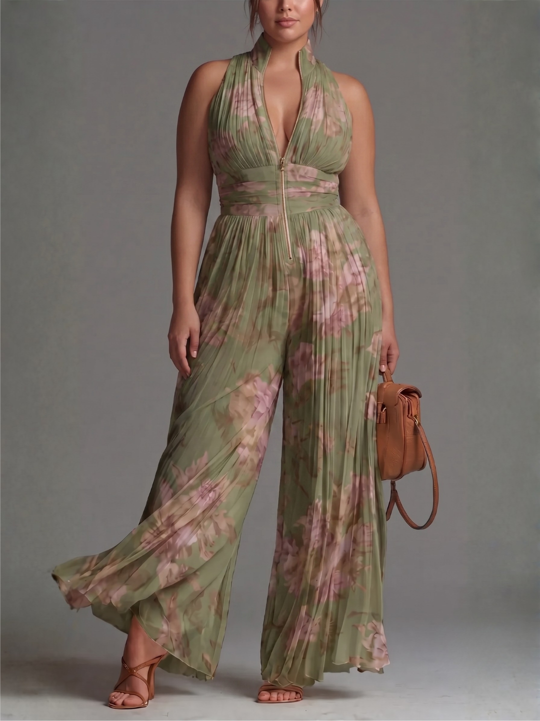 Laura™ - Elegant Pleated Jumpsuit