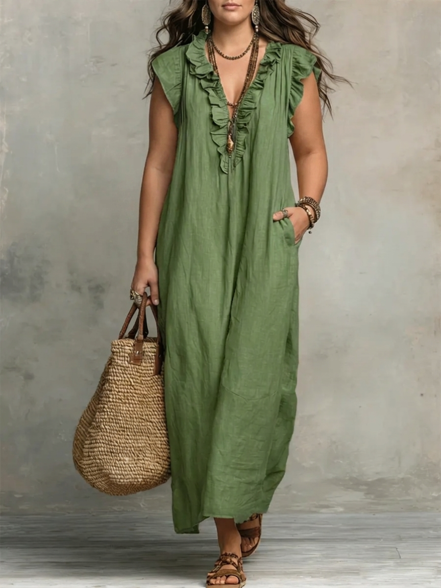 Camellia™ - Elegant Summer Maxi Dress