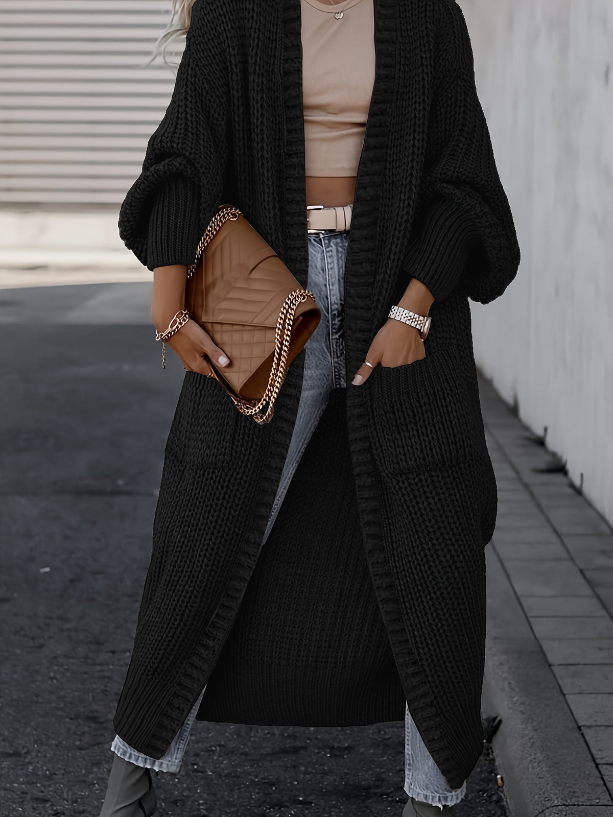 Manon™ Long Chunky Knit Cardigan