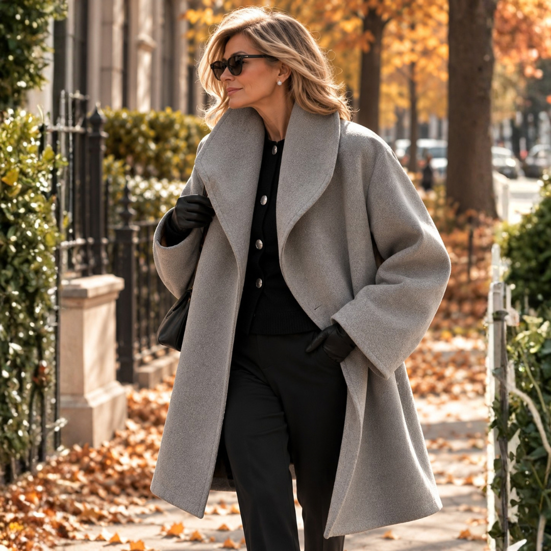 Elisa™ Elegant Hooded Coat