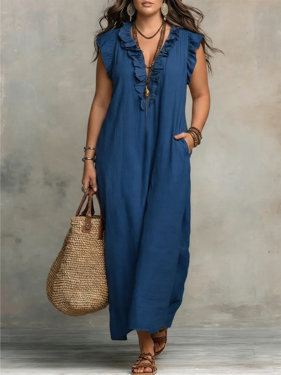 Camellia™ - Elegant Summer Maxi Dress