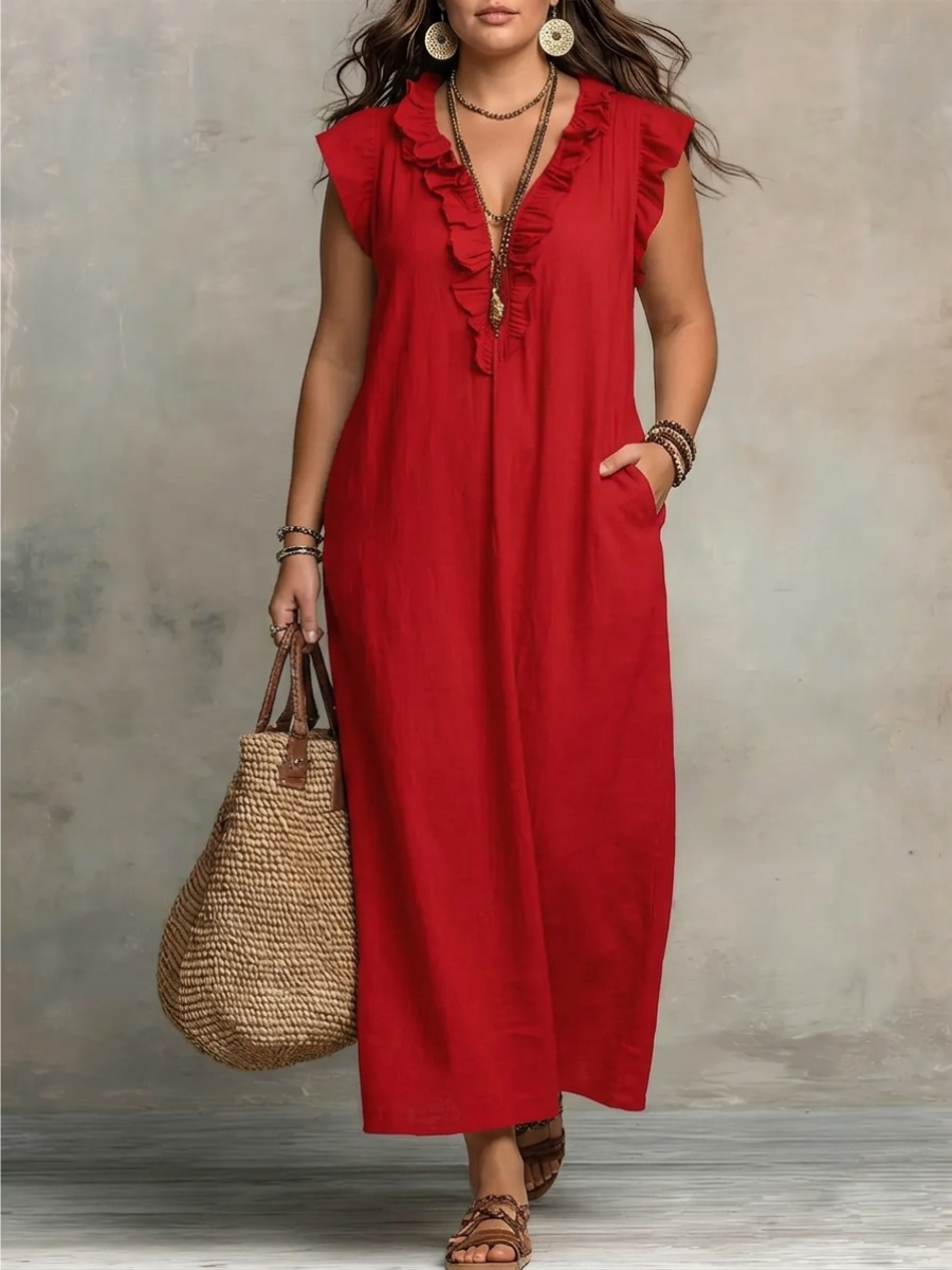 Camellia™ - Elegant Summer Maxi Dress