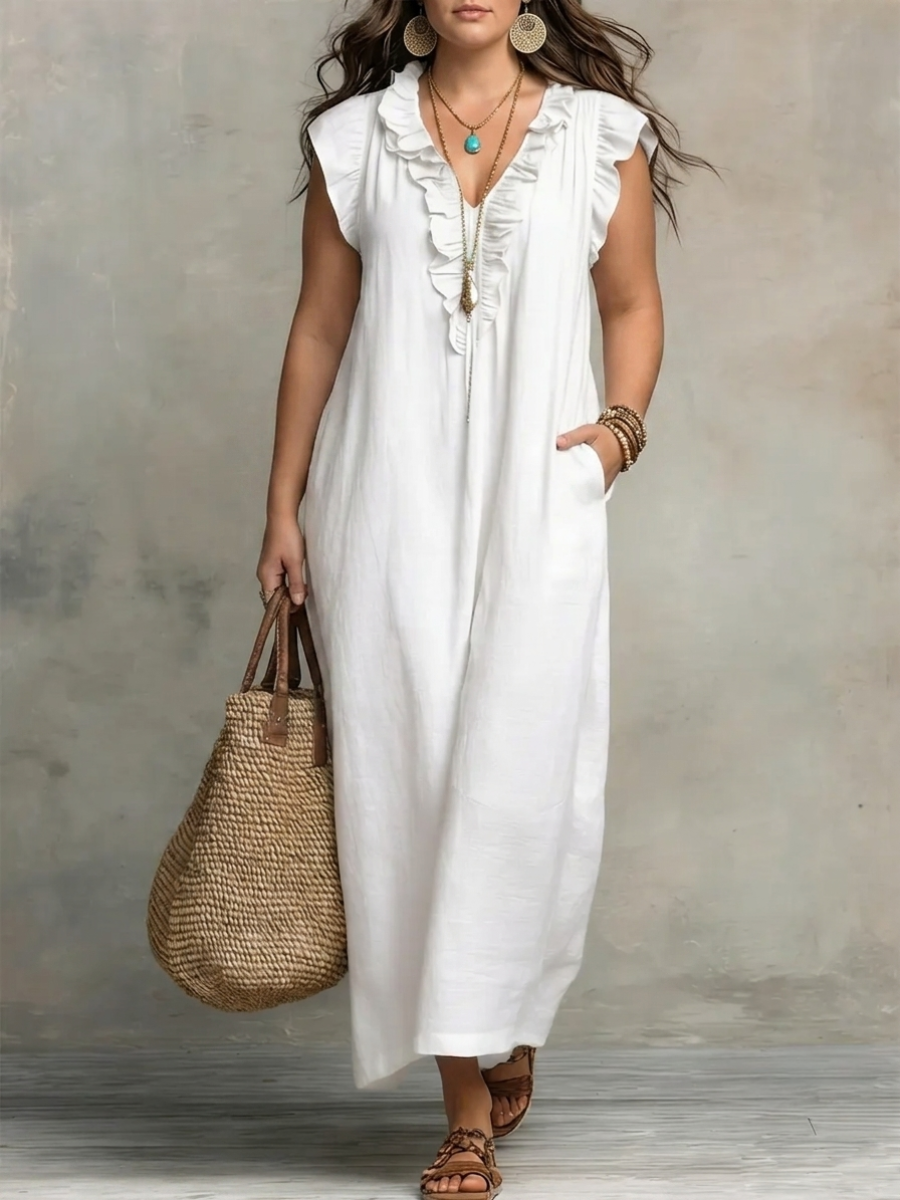 Camellia™ - Elegant Summer Maxi Dress