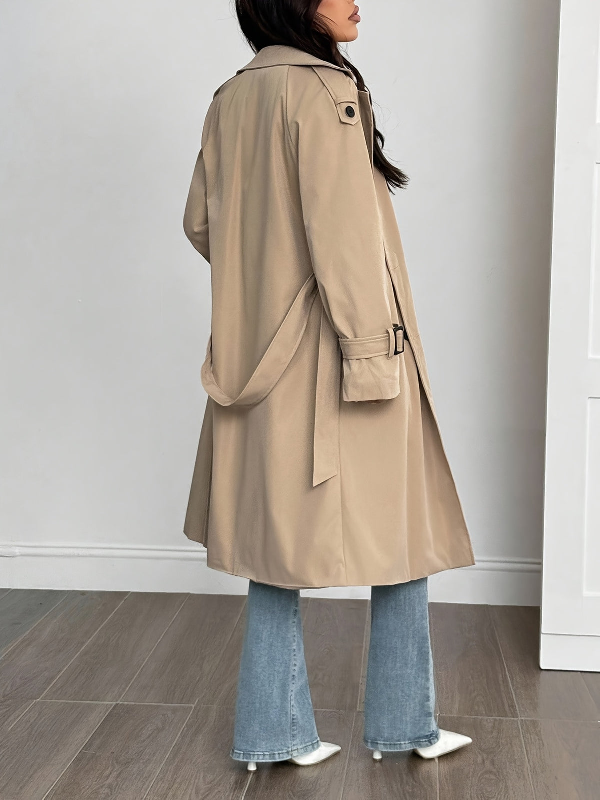 Eloise – Fleece-Lined Belted Trench Coat