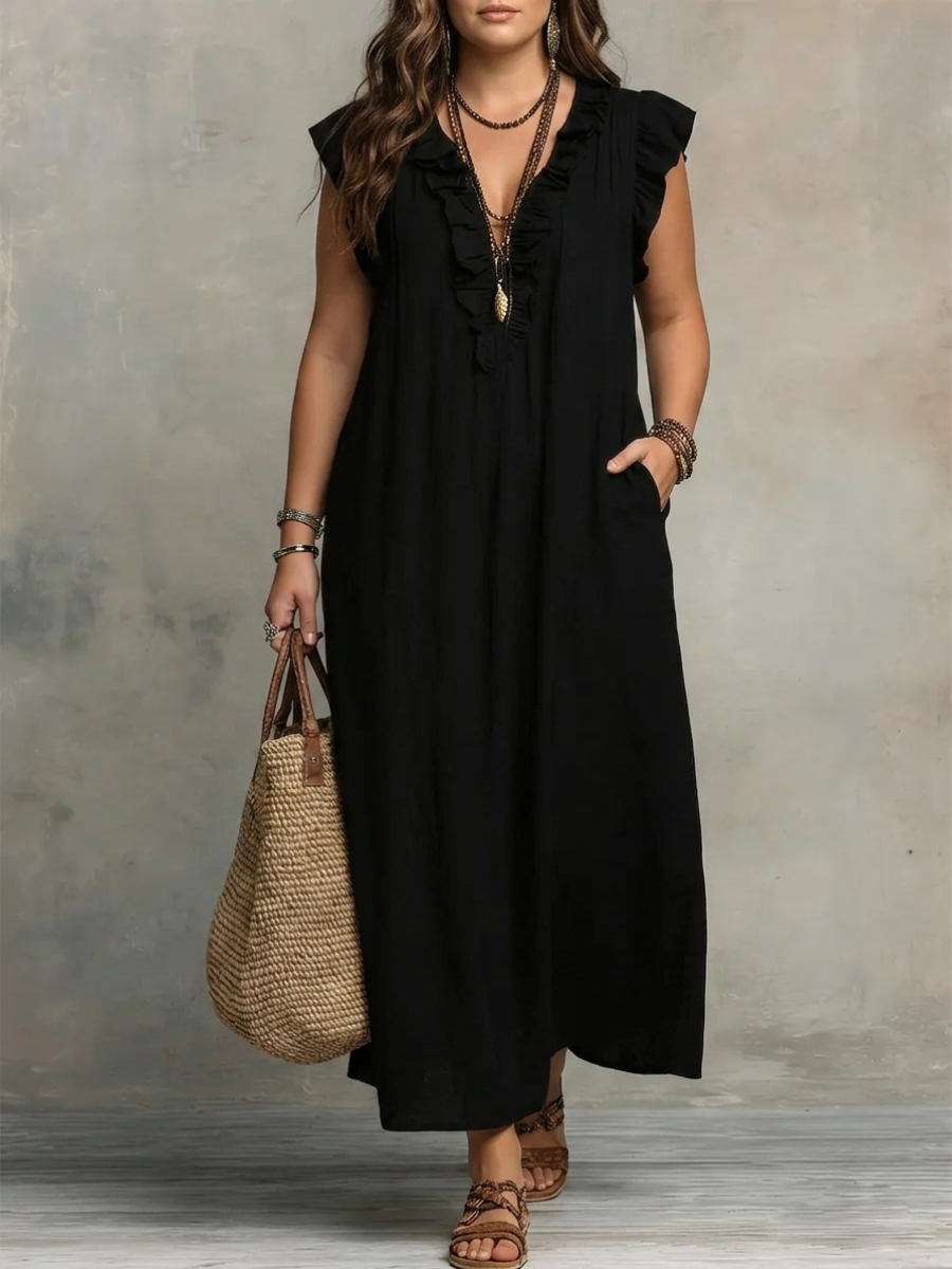 Camellia™ - Elegant Summer Maxi Dress