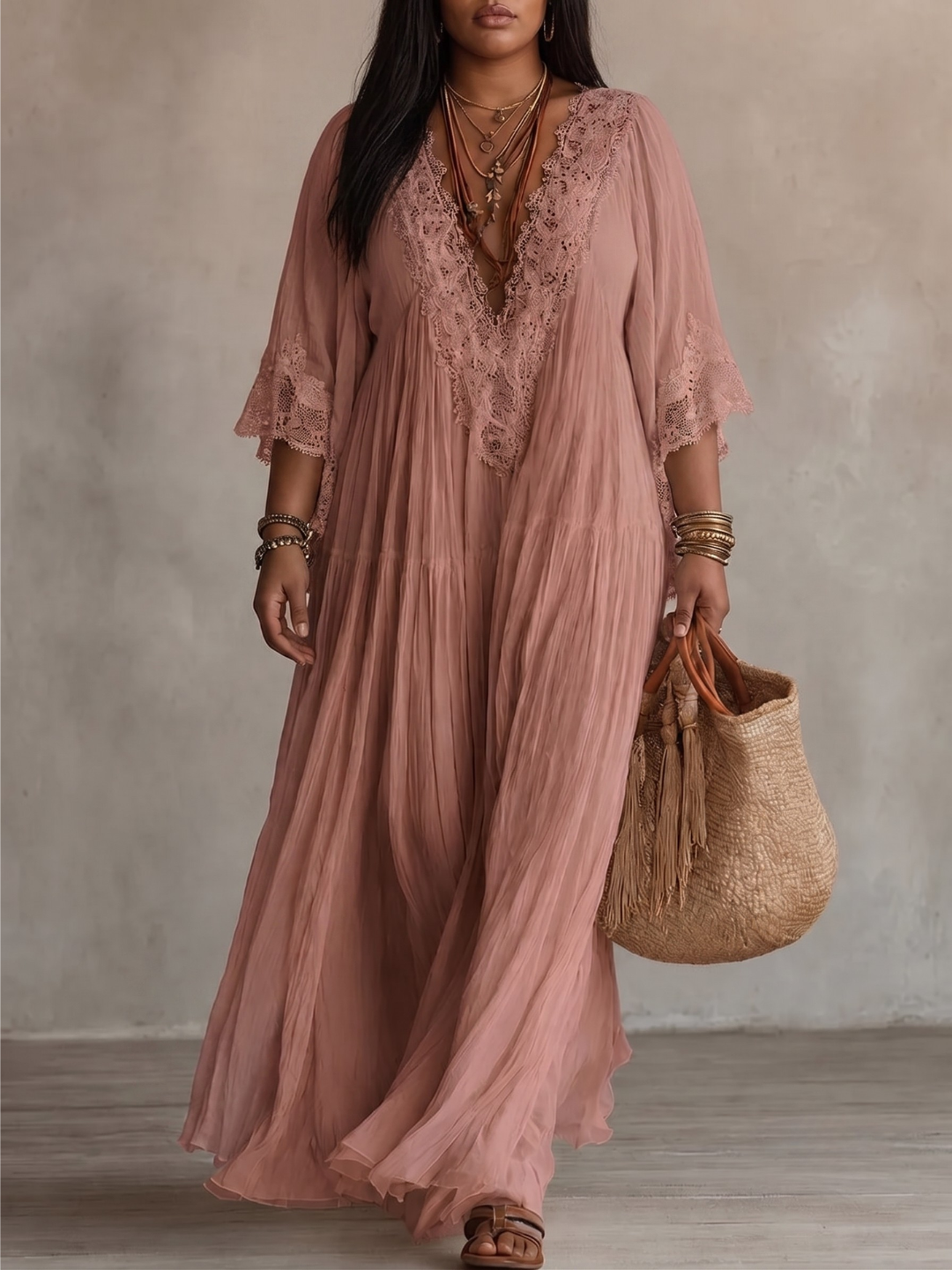 Celeste™ - Elegant Summer Maxi Dress