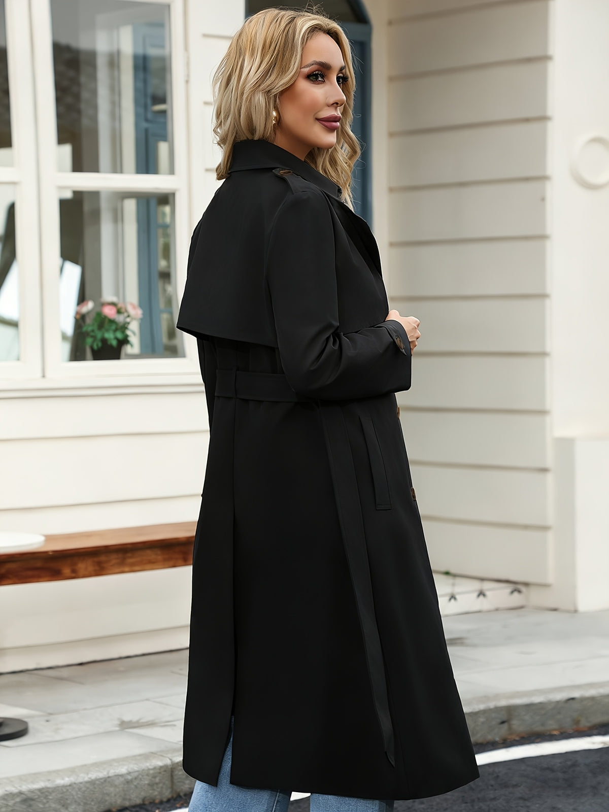 Victoire™ Belted Trench Coat