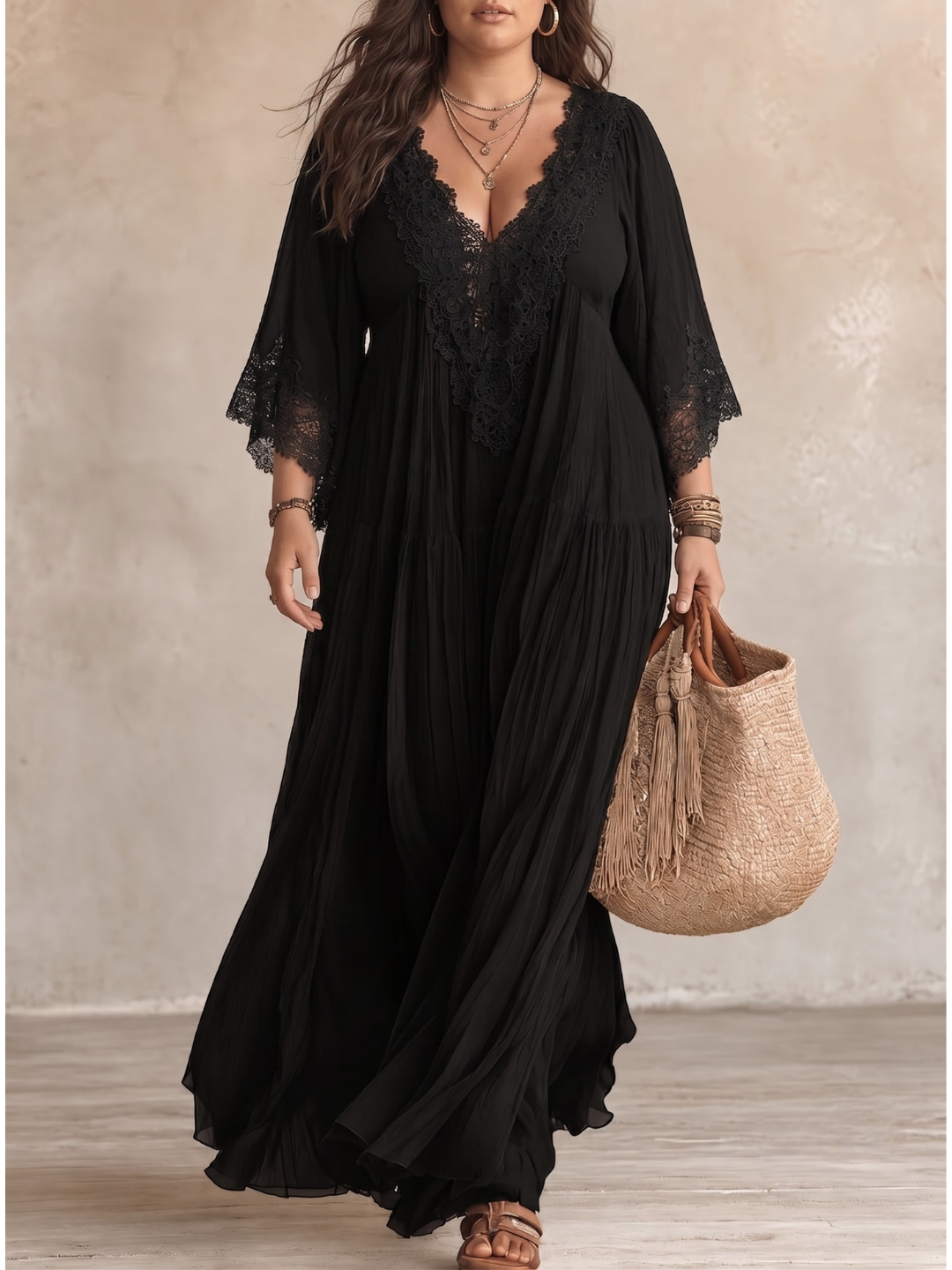 Celeste™ - Elegant Summer Maxi Dress