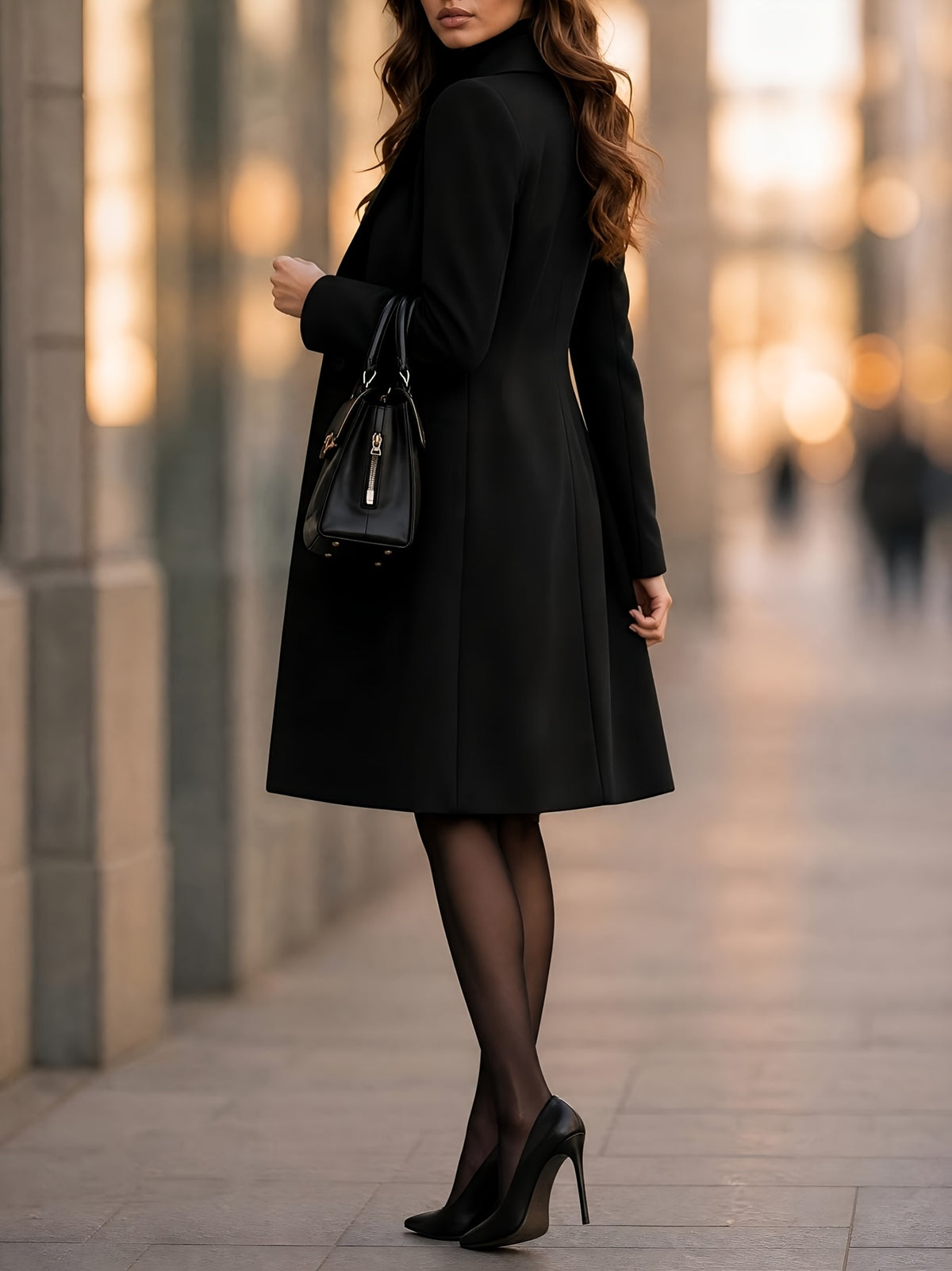 Vivienne – Tailored Double-Breasted Coat