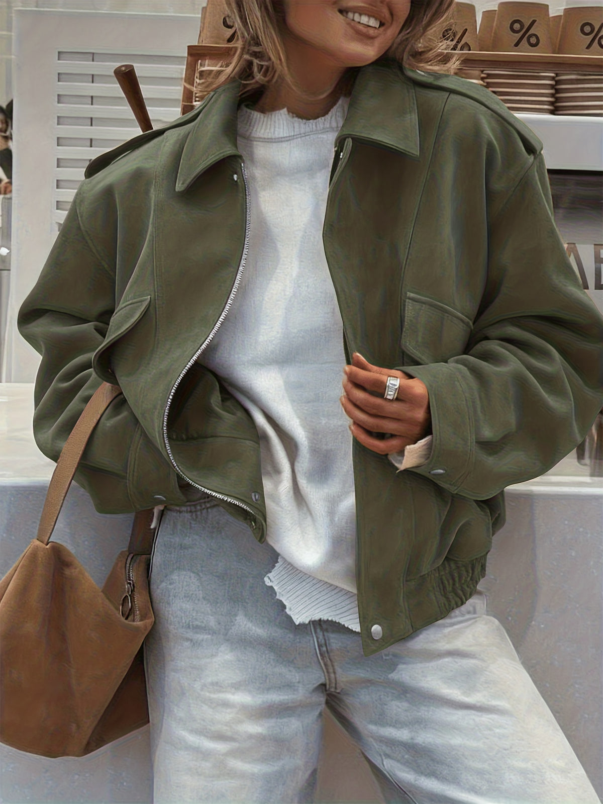 Roxane™ Faux-Suede Barn Jacket
