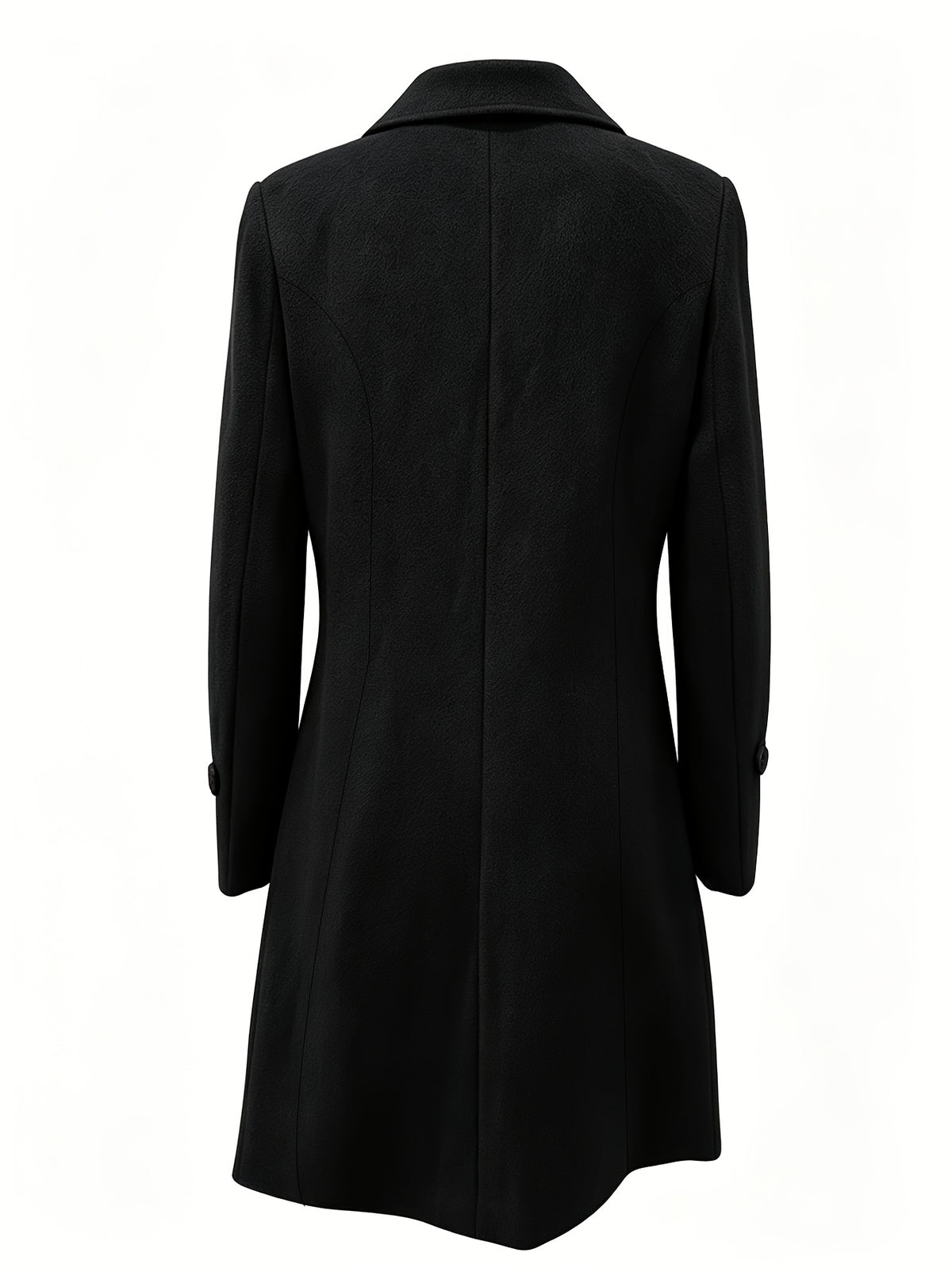 Juliette – Long Double-Breasted Wool-Blend Coat