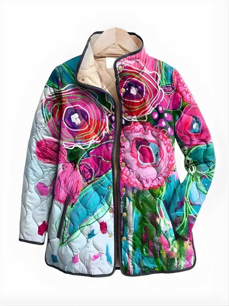Isabella™ | Elegant Floral Pattern Jacket