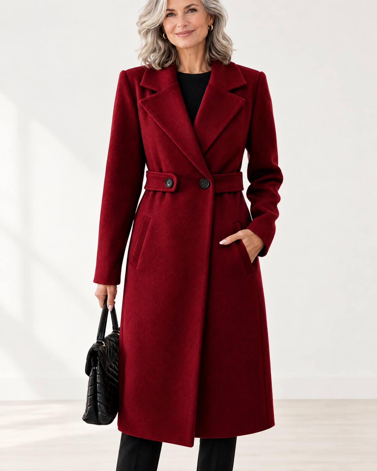 Clara – Tailored Double-Breasted Coat