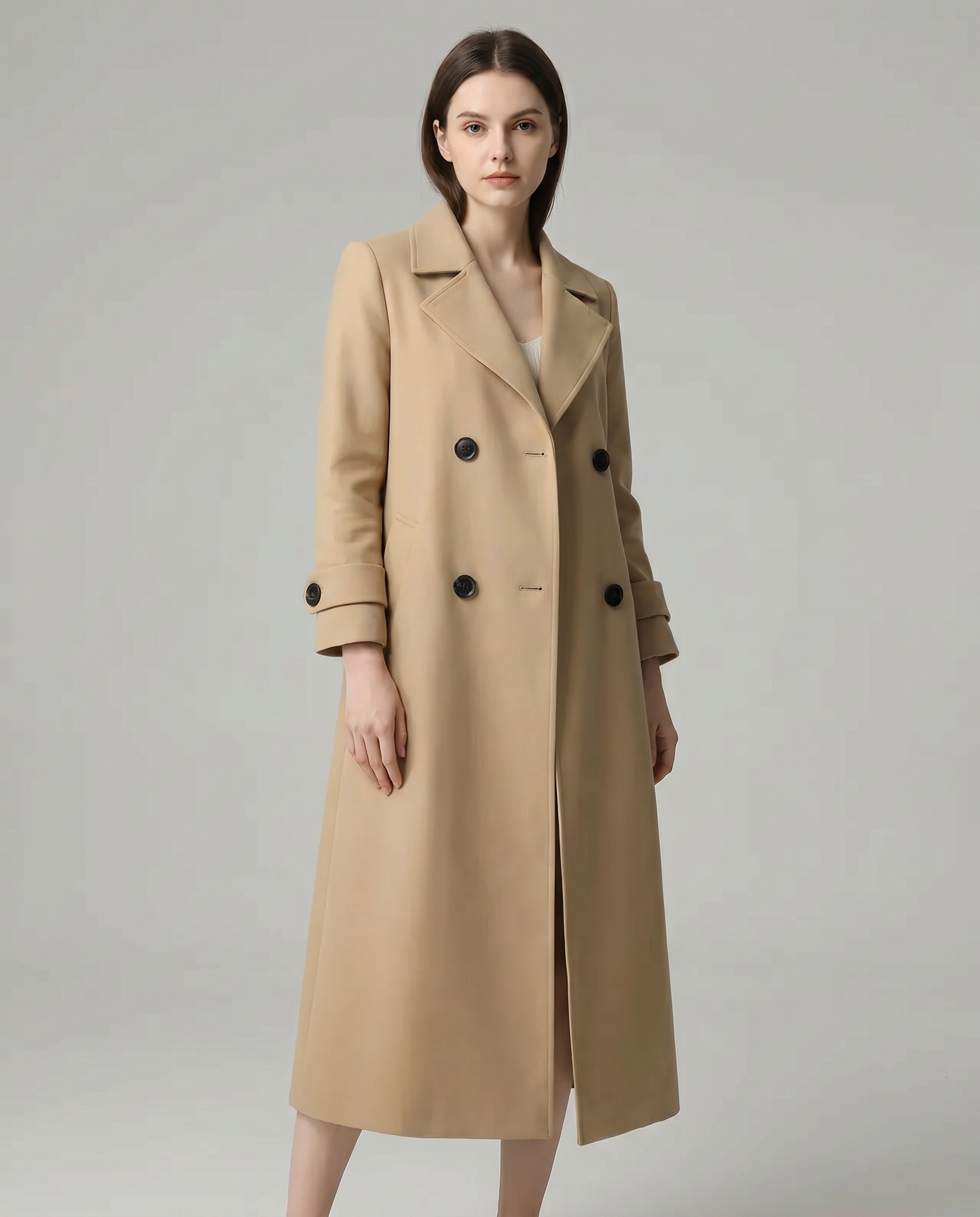 Wool Coat – Stylish Long Design for Warmth and Versatility