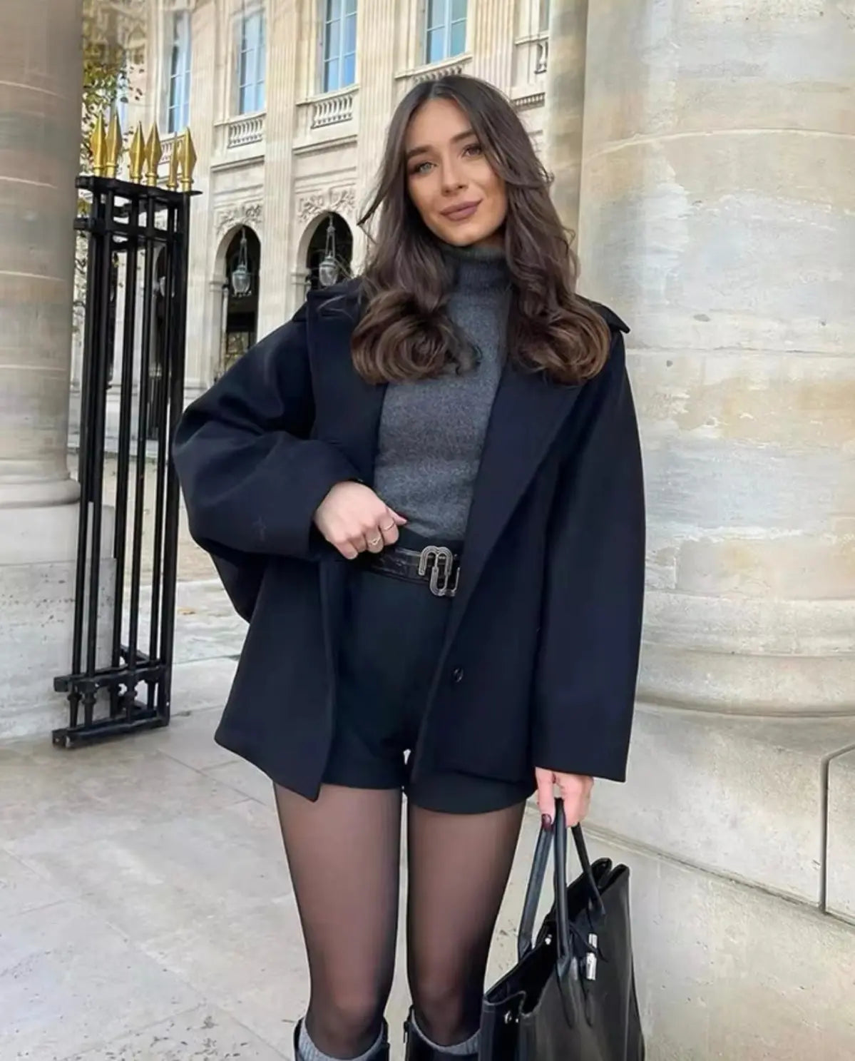 Isabely Short Elegant Coat Jacket