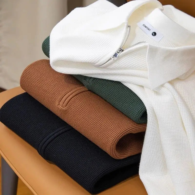 Ashford™ Half-Zip Polo Sweater