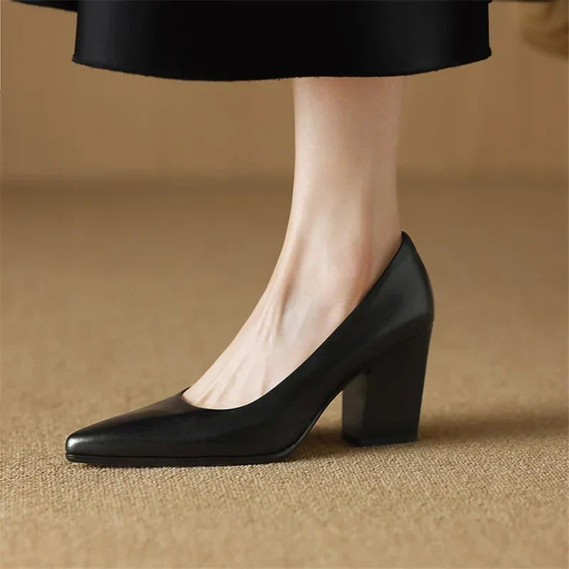 Zella | Genuine Leather Heels