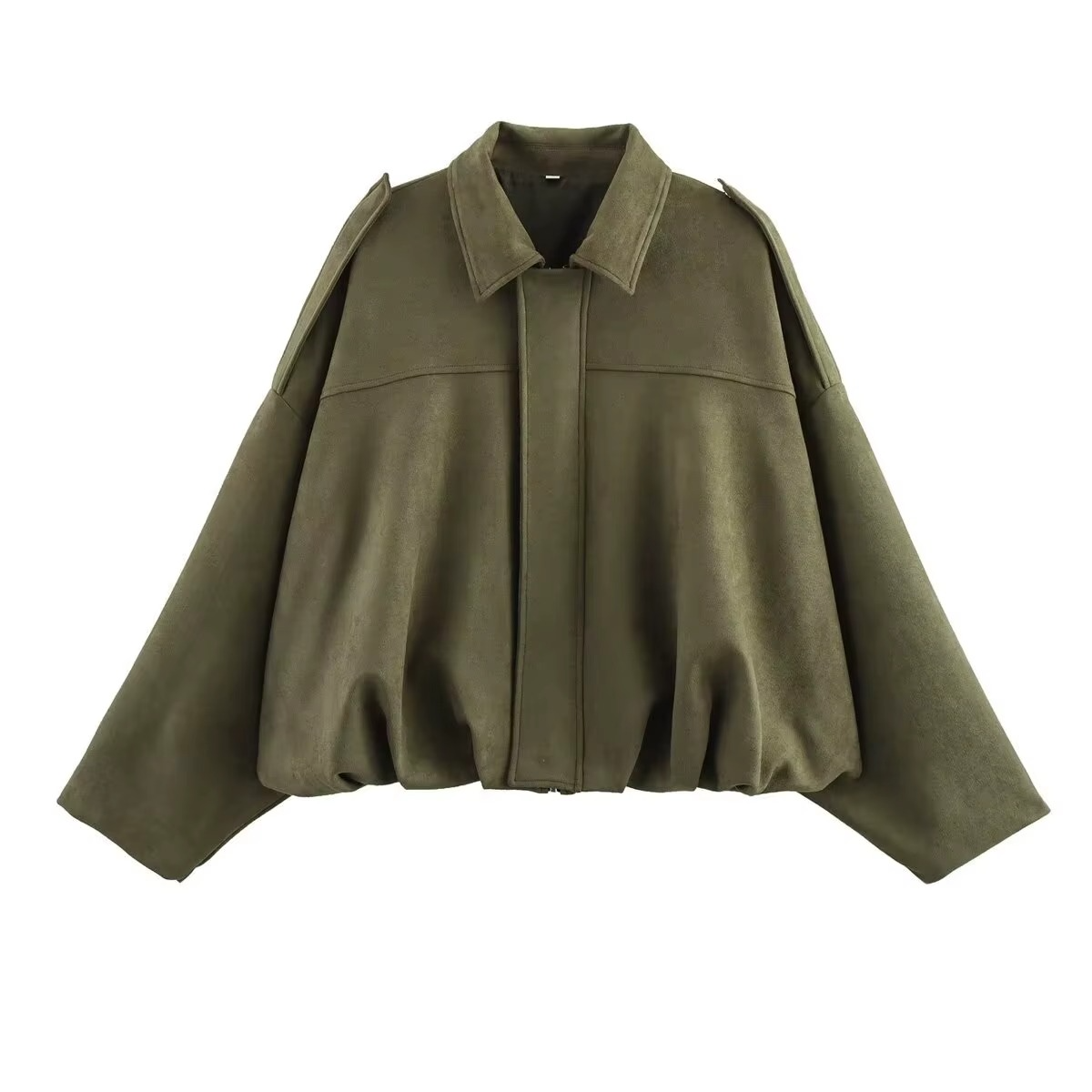 Women's Vintage Oversized Bomber Jacket