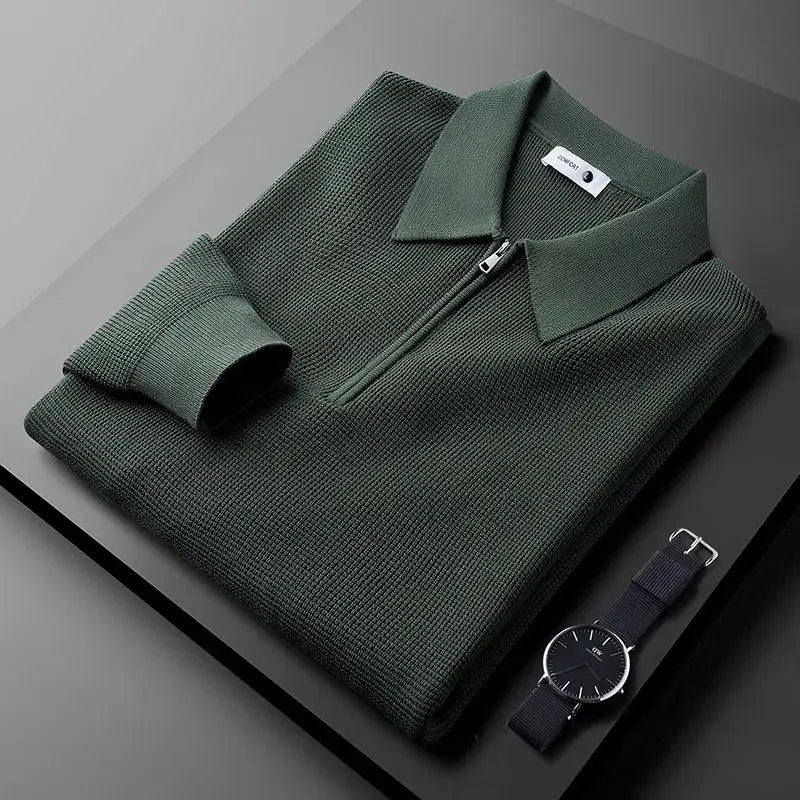 Ashford™ Half-Zip Polo Sweater