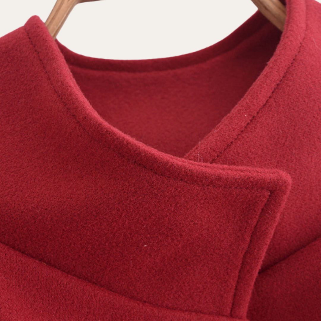 Stylish Wool Cape Coat for Women