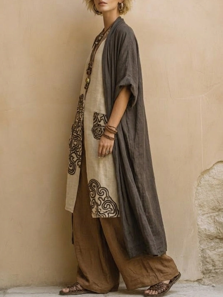 Marisol™ | Three-Piece Set with Tribal Print