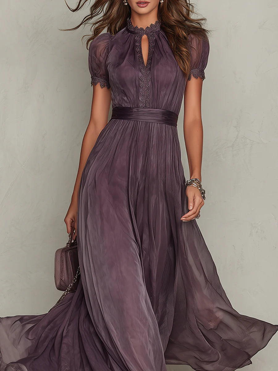 Marilyn™ - Elegant Gathered Summer Maxi Dress
