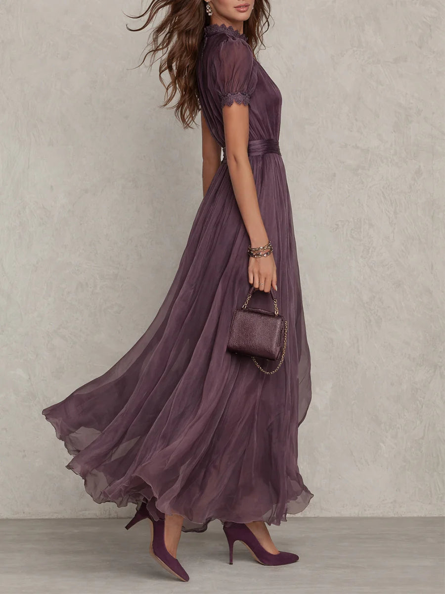 Marilyn™ - Elegant Gathered Summer Maxi Dress