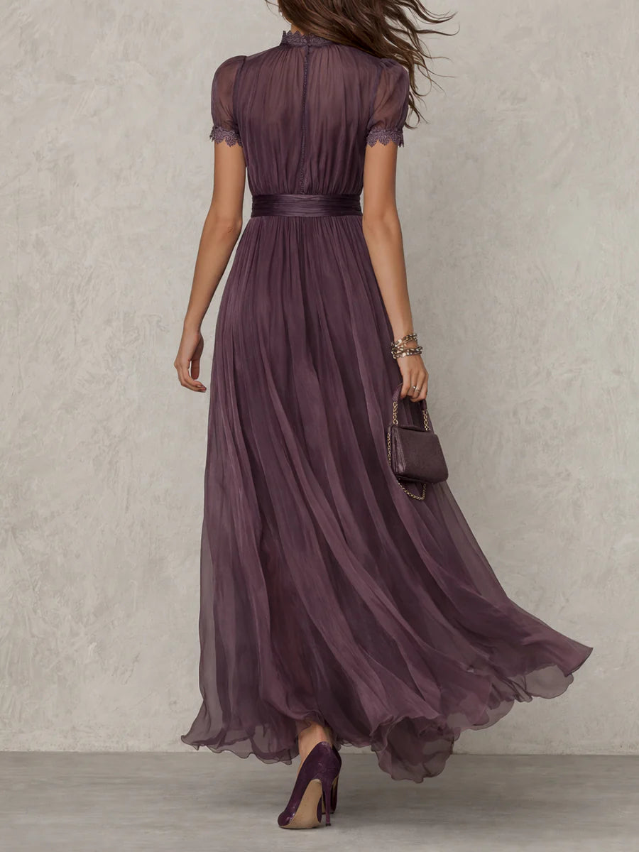 Marilyn™ - Elegant Gathered Summer Maxi Dress