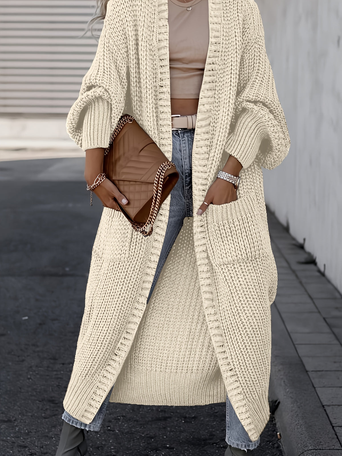 Manon™ Long Chunky Knit Cardigan
