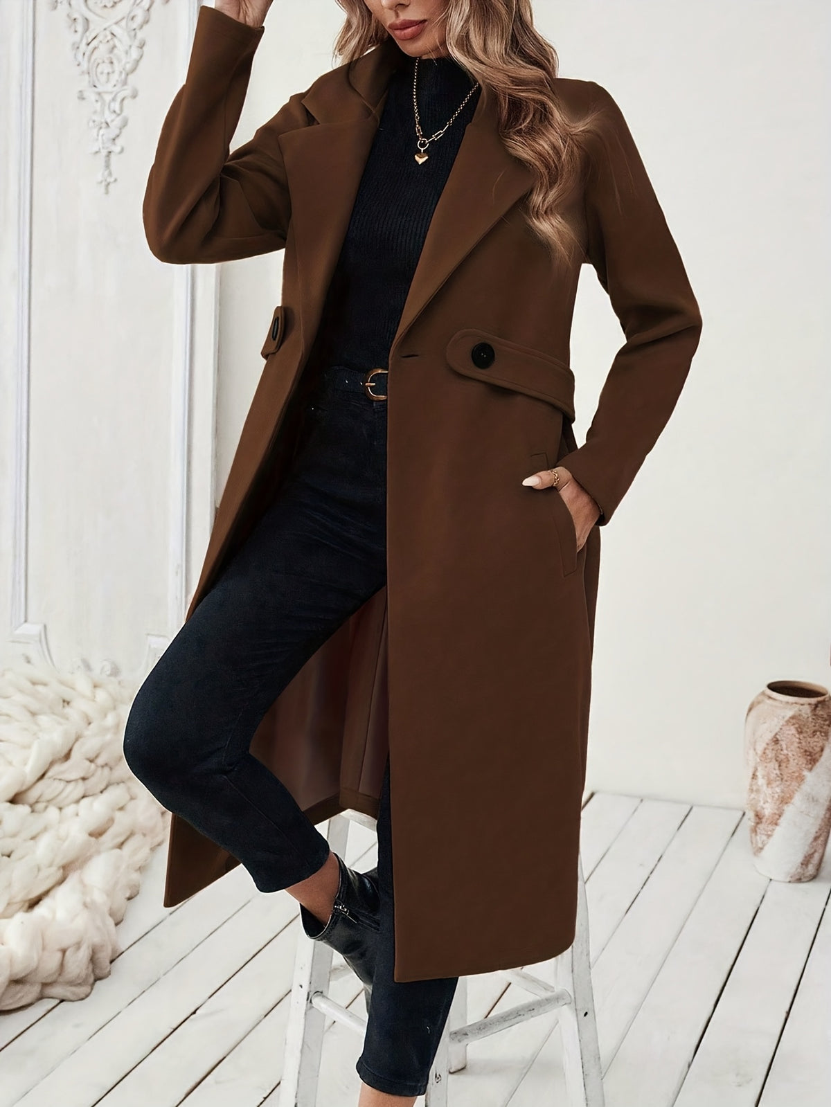 Héloïse™ Long Tailored Coat