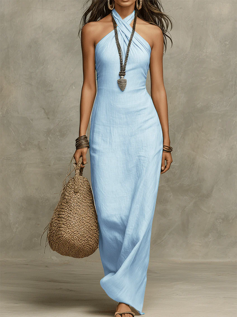 Elaine™ - Elegant Vintage Summer Maxi Dress