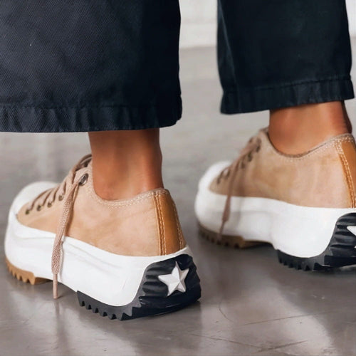 Bettina | Platform Sneakers with Notched Sole