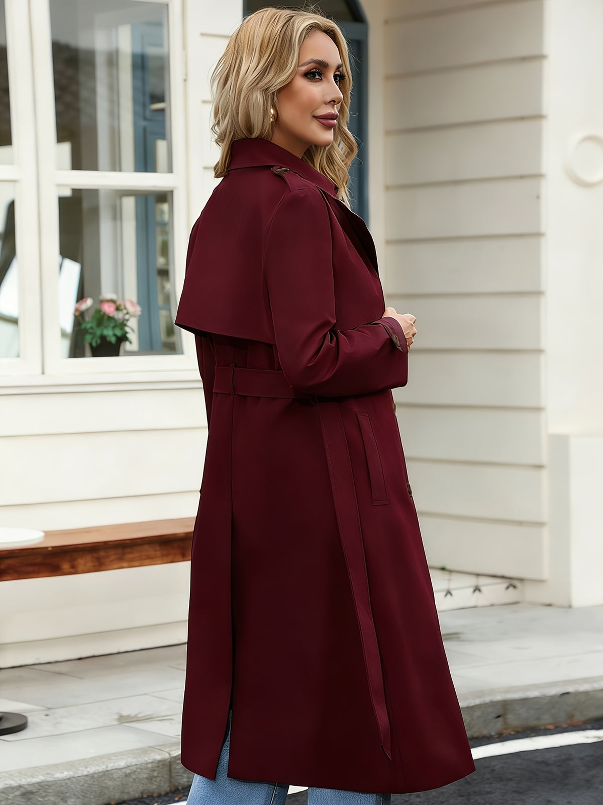 Victoire™ Belted Trench Coat