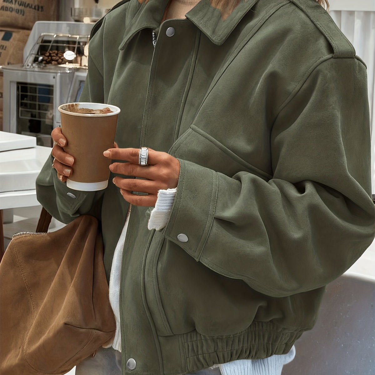 Roxane™ Faux-Suede Barn Jacket