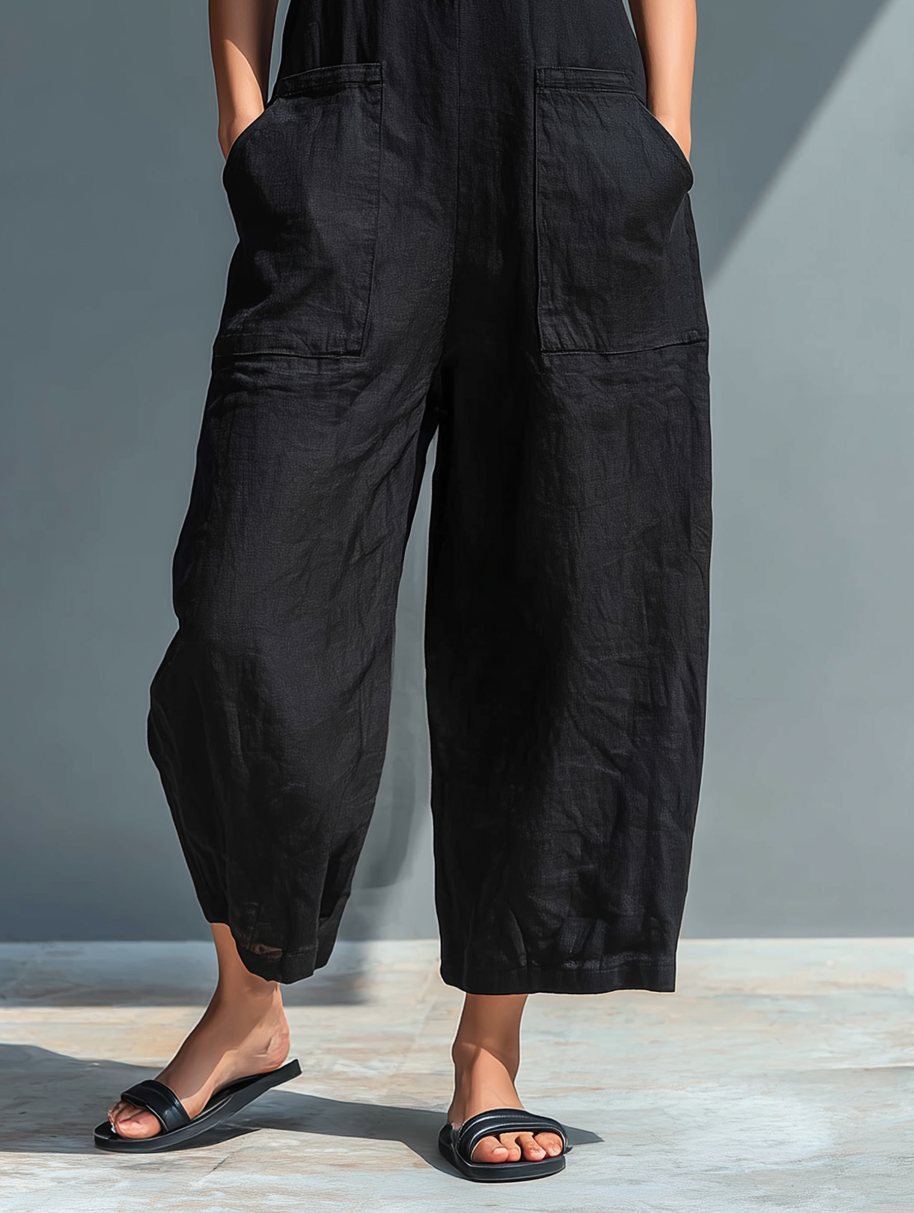 Ruth™ - Elegant Buttoned Wide Leg Jumpsuit