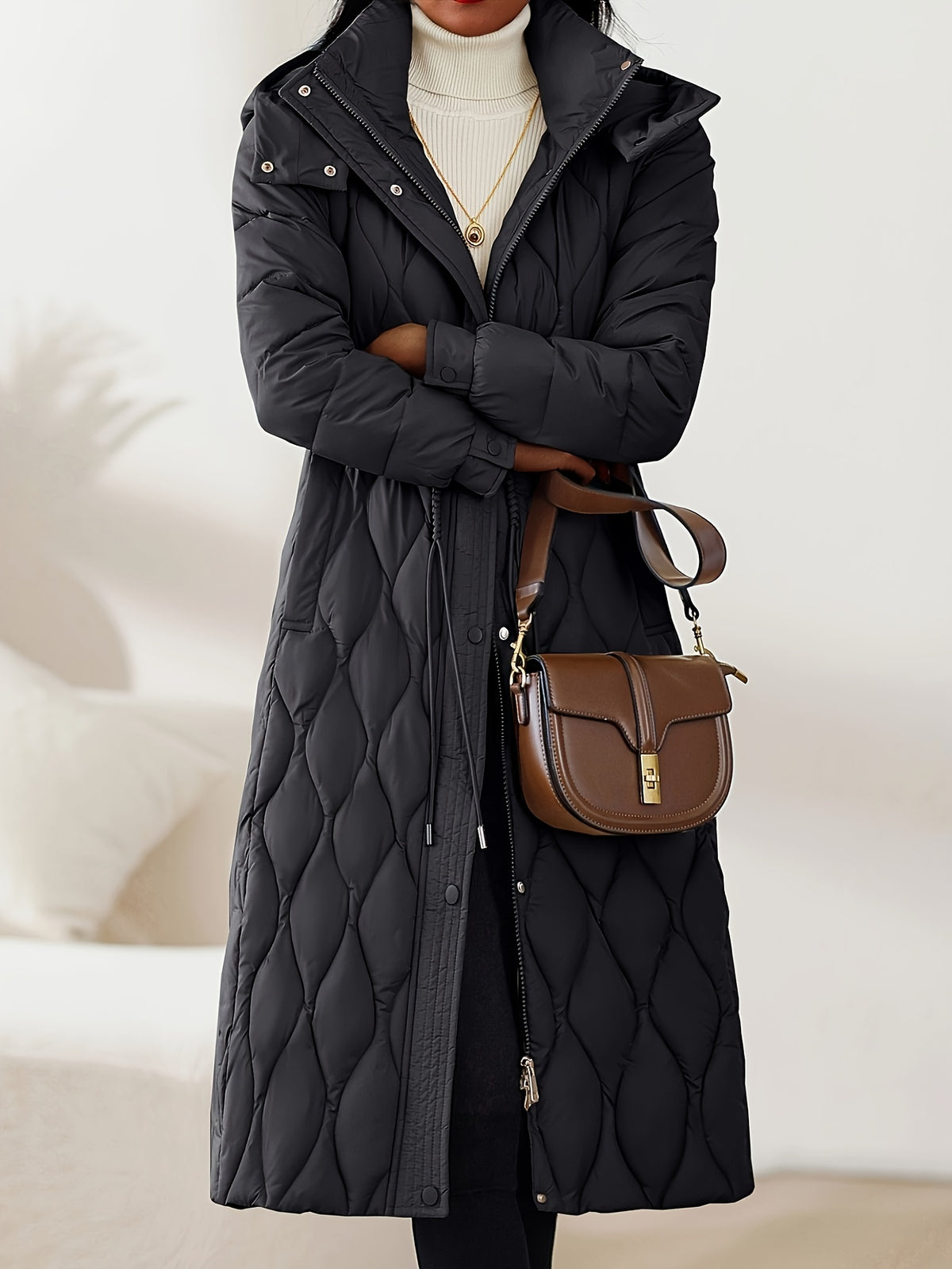 Constance™ Long Hooded Puffer Coat