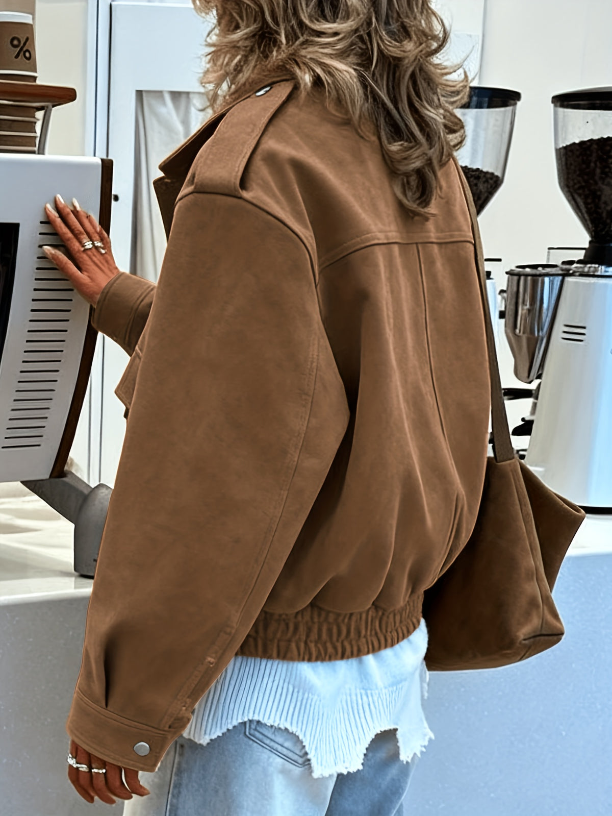 Roxane™ Faux-Suede Barn Jacket