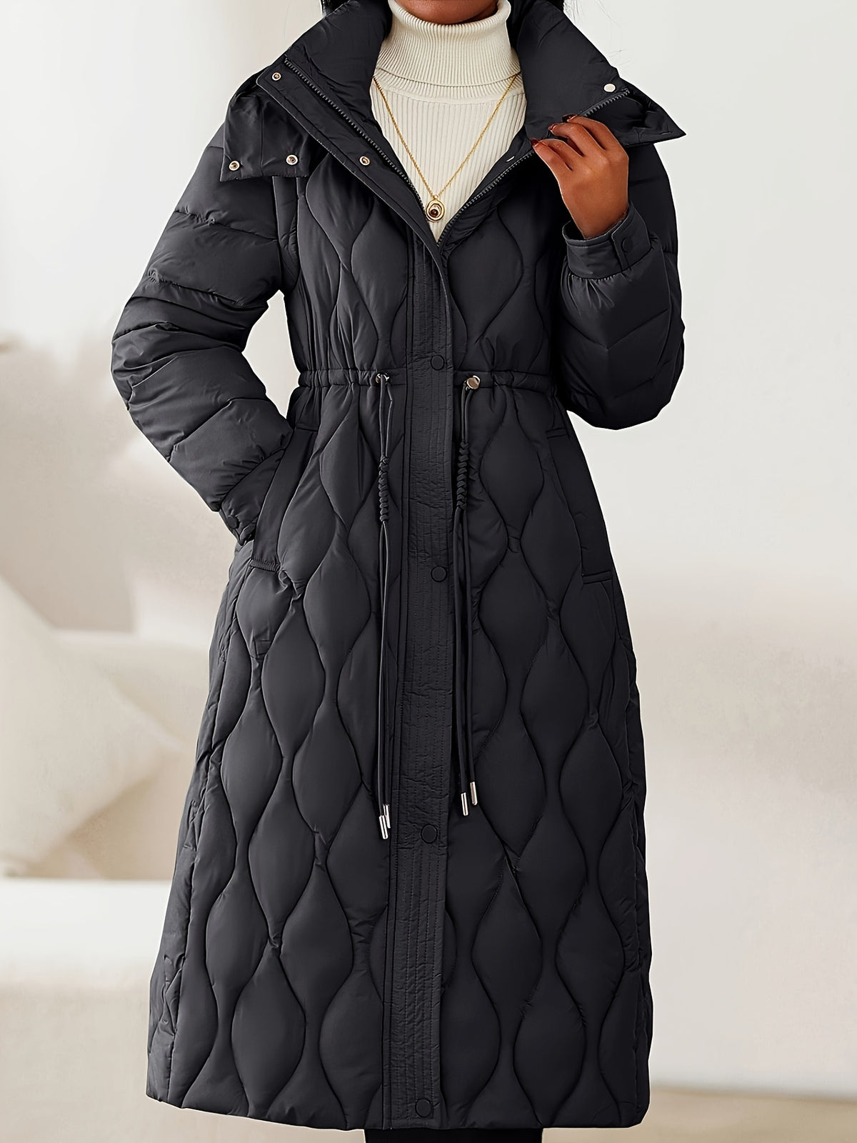 Constance™ Long Hooded Puffer Coat