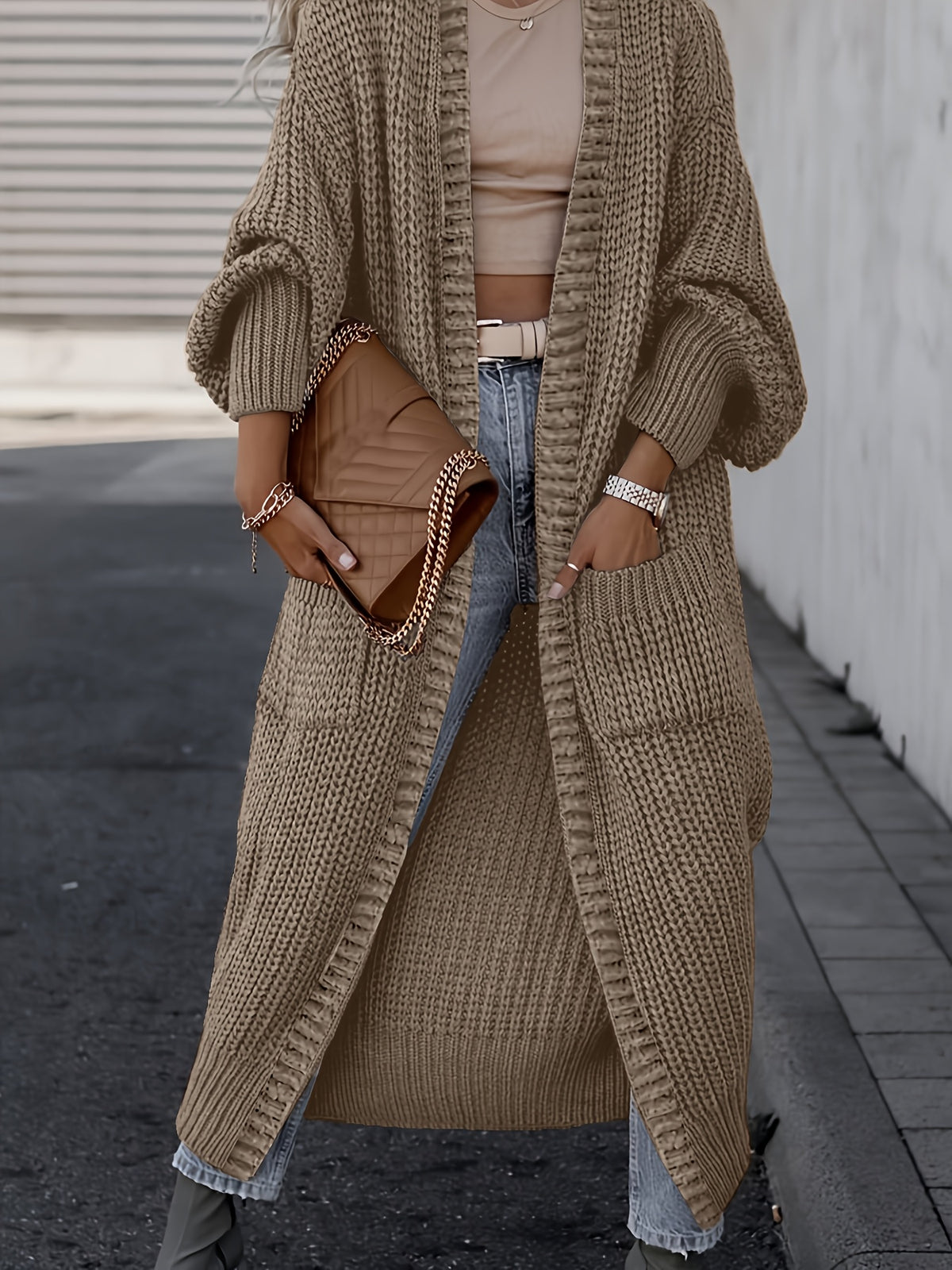 Manon™ Long Chunky Knit Cardigan